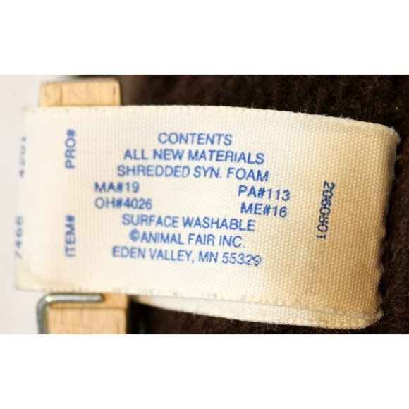 VTG Animal Fair Kleinhans Buffalo 12'' Plush Brown Standing Large Bison Stuffed - Picture 11 of 11